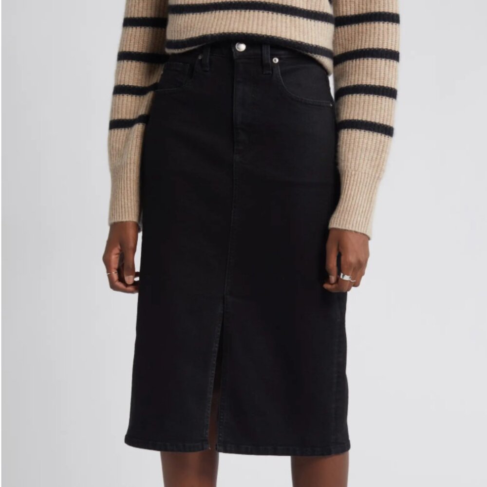 H&M Black Pencil Skirt